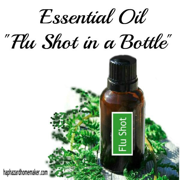Essential Oil Flu Shot in a Bottle - haphazardhomemaker.com